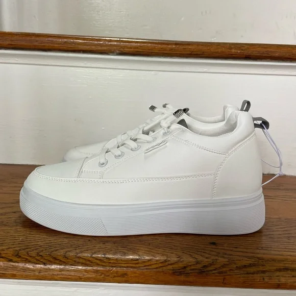 Madden Girl white sneakers women’s size 8 - Picture 5 of 7